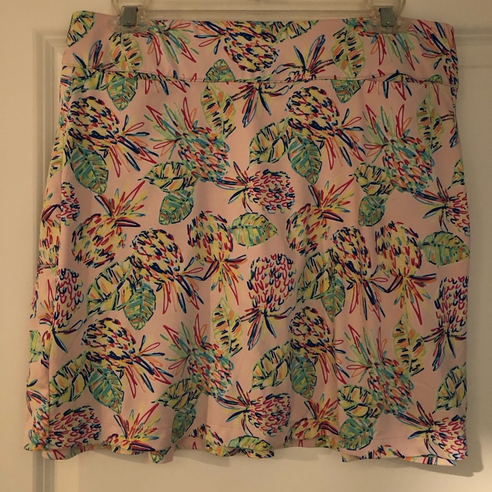 Floral Print Pink Skirt